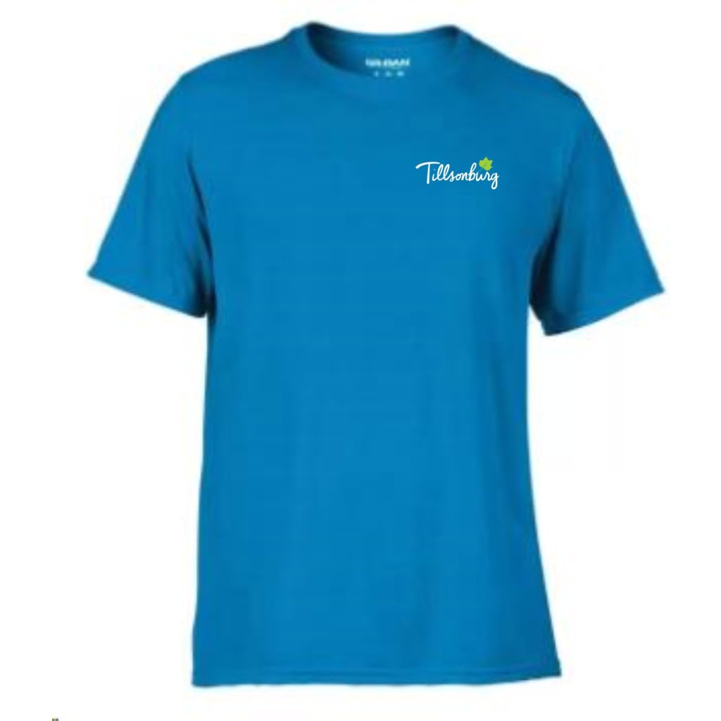 Mens gildan performance tee sapphire