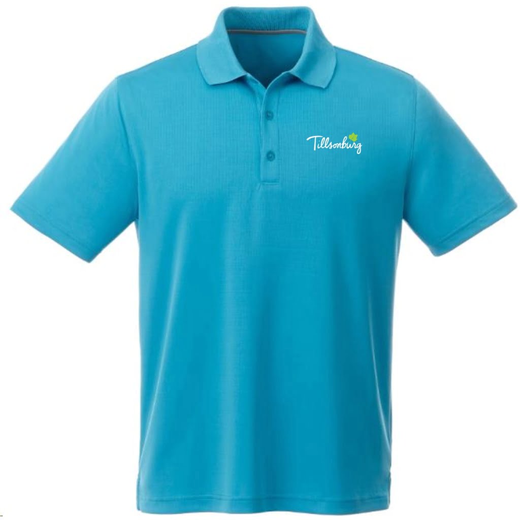 mens otis polo aspen blue